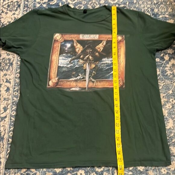 Jethro Tull Music Broadsword & The Beast Green Graphic T-Shirt - Picture 7 of 7
